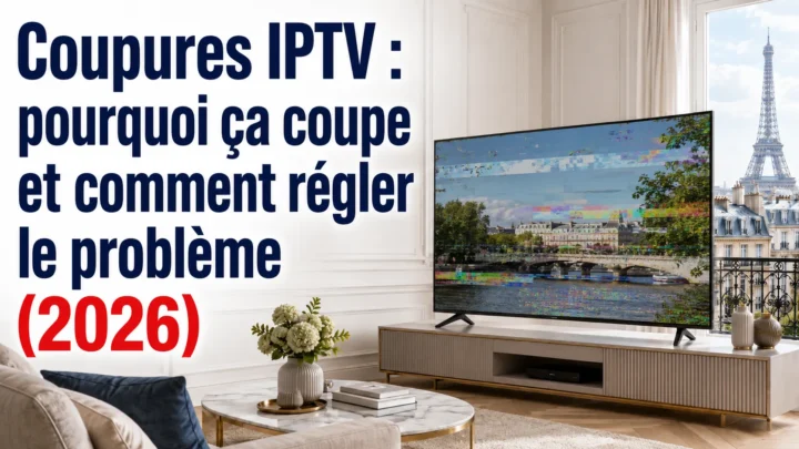 Coupures IPTV pourquoi ça coupe et comment régler le problème (2026)