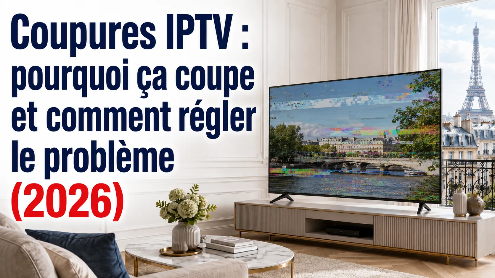 Coupures IPTV pourquoi ça coupe et comment régler le problème (2026)