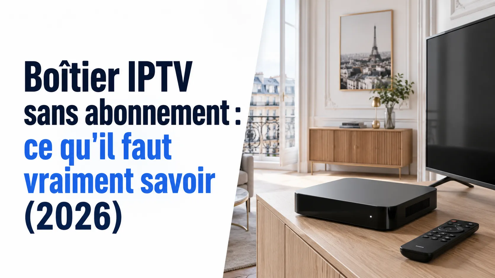Boîtier IPTV sans abonnement