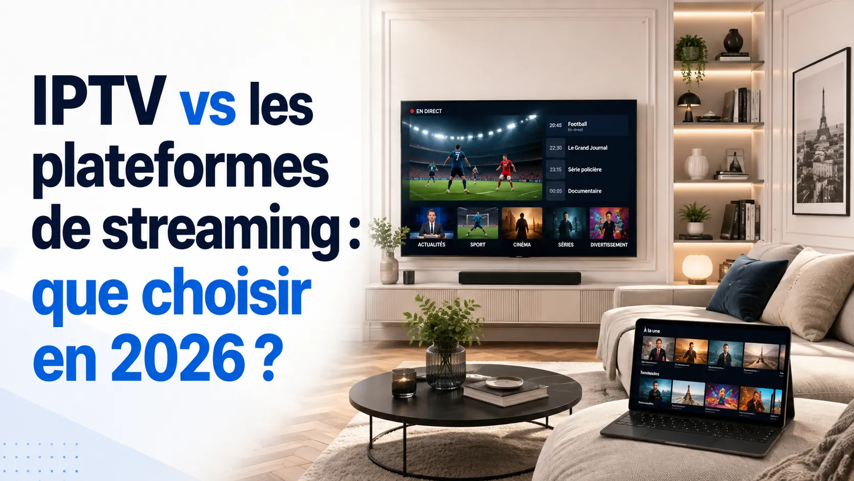 IPTV vs les plateformes de streaming : que choisir en 2026 ?